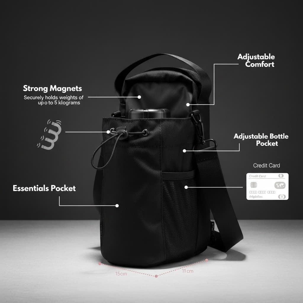 Magnetic Gym Bag